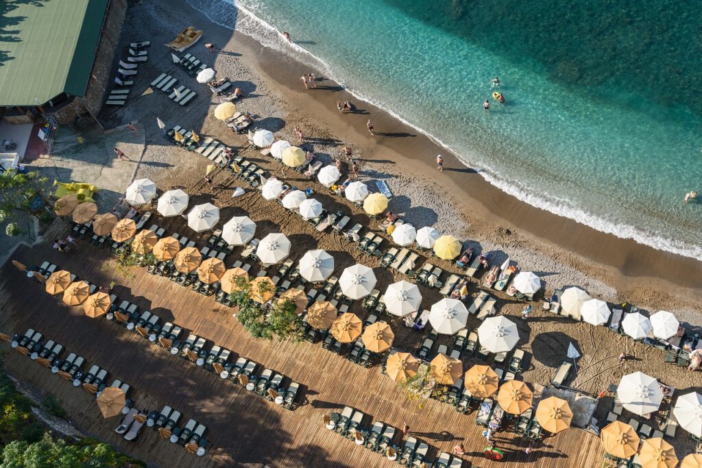 turkey, alania, beach, umbrellas, row, sand, sea, coast, summer, sun, vacation, travel, ocean, parasol, sunbathing, holiday, blue, resort, relax, shore, relaxation, nature, line, symmetry, aerial photography, holiday, holiday, holiday, holiday, holiday, relaxation