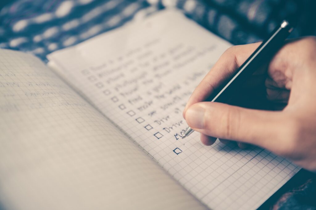 checklist, goals, box, notebook, pen, people, man, hand, to do, business, brown business, brown laptop, brown company, brown box, checklist, checklist, checklist, checklist, checklist